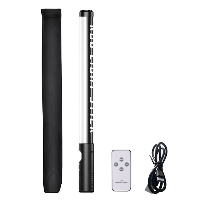 Remote Controlled RGB Handheld LED Video Photography Light- USB Charging
