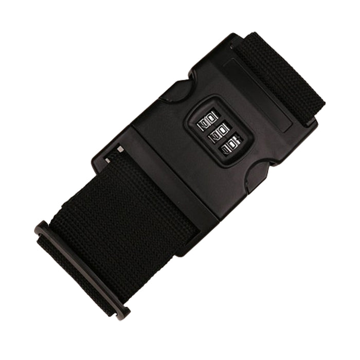 Locking TSA Luggage Strap Straight Suitcase Fixed Binding Belt For Travel
