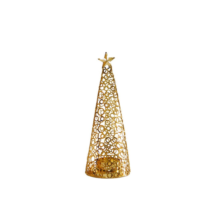 Metal Christmas Tree Candle Holder