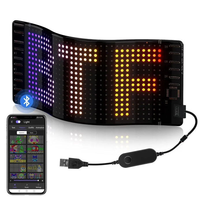 LED Text Animated Display