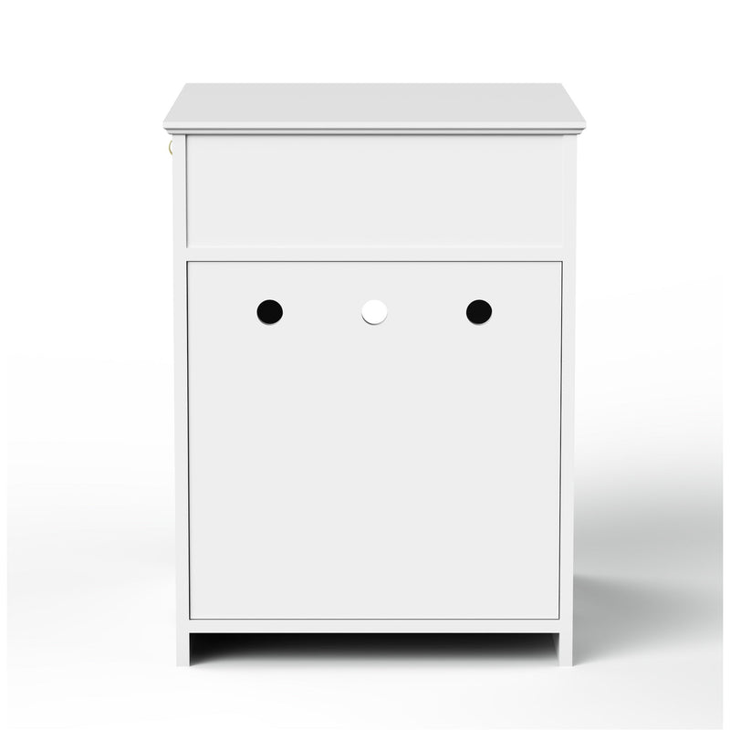 Solid Wood Cat Litter Box House with Drawers