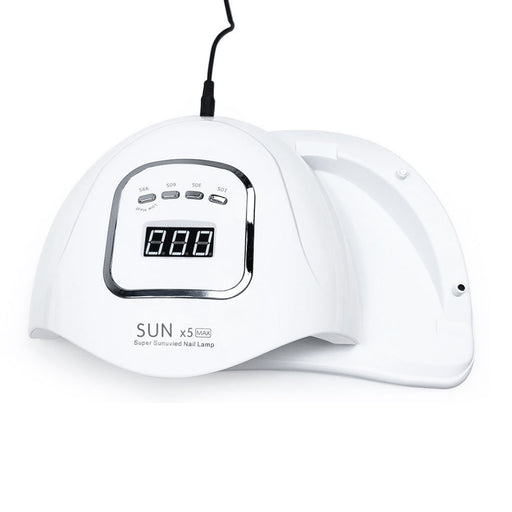 120W UV LED nail lamp with auto sensor for fast gel polish curing