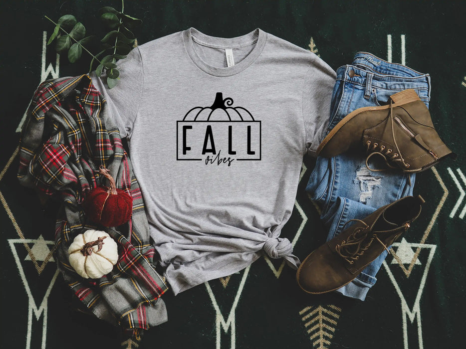 Fall Vibes Pumpkin Shirts