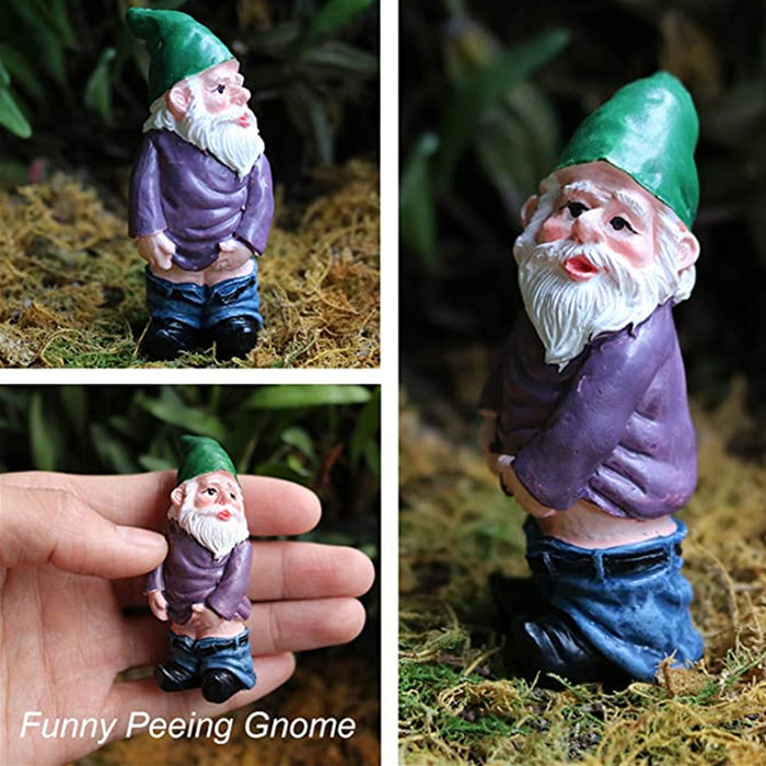 Miniature Garden Elf Ornaments Grass Decoration Gnomes Resin Art
