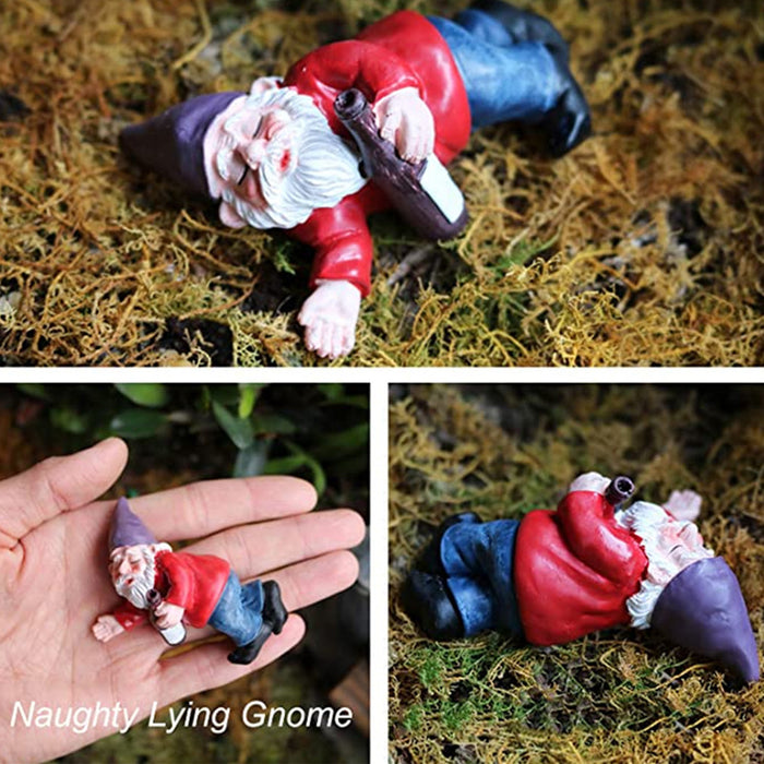 Miniature Garden Elf Ornaments Grass Decoration Gnomes Resin Art
