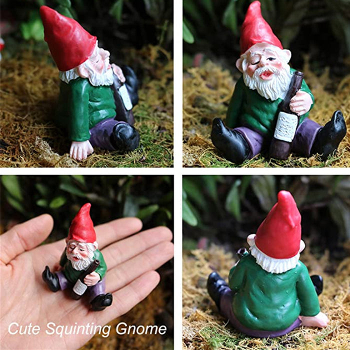 Miniature Garden Elf Ornaments Grass Decoration Gnomes Resin Art