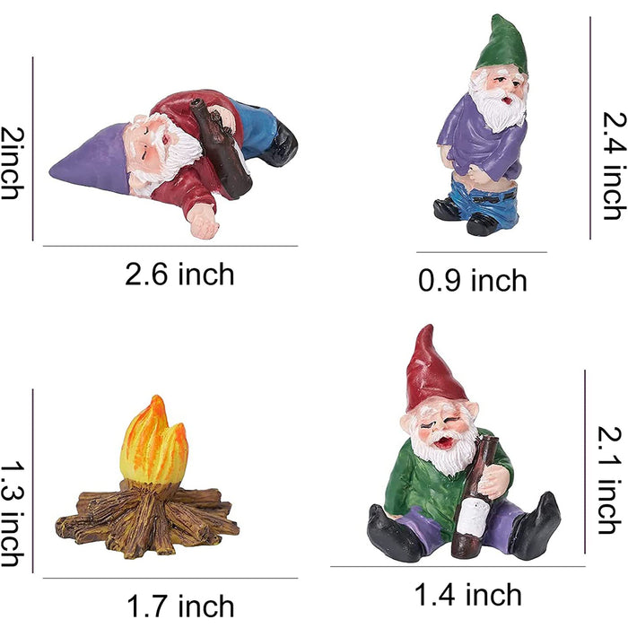 Miniature Garden Elf Ornaments Grass Decoration Gnomes Resin Art