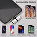 T- Shaped Dual Port Headset and Charger Splitter for Apple iPhone