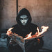 LED Face Transforming Luminous Face Mask for Parties- Battery Powered/USB Rechargeable