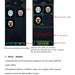 LED Face Transforming Luminous Face Mask for Parties- Battery Powered/USB Rechargeable