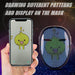 LED Face Transforming Luminous Face Mask for Parties- Battery Powered/USB Rechargeable