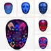 LED Face Transforming Luminous Face Mask for Parties- Battery Powered/USB Rechargeable