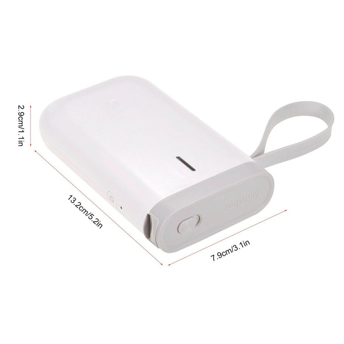 D11  Portable Wireless Thermal Inkless Bluetooth Label Printer- USB Charging