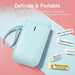 D11  Portable Wireless Thermal Inkless Bluetooth Label Printer- USB Charging