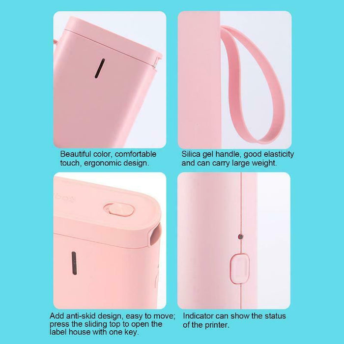 D11  Portable Wireless Thermal Inkless Bluetooth Label Printer- USB Charging