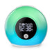 Wireless LED Night Lamp Alarm Clock and Bluetooth Speaker- USB Charging