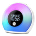 Wireless LED Night Lamp Alarm Clock and Bluetooth Speaker- USB Charging