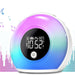 Wireless LED Night Lamp Alarm Clock and Bluetooth Speaker- USB Charging