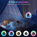 Wireless LED Night Lamp Alarm Clock and Bluetooth Speaker- USB Charging