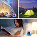 Wireless LED Night Lamp Alarm Clock and Bluetooth Speaker- USB Charging