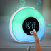 Wireless LED Night Lamp Alarm Clock and Bluetooth Speaker- USB Charging