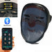 LED Face Transforming Luminous Face Mask for Parties- Battery Powered/USB Rechargeable