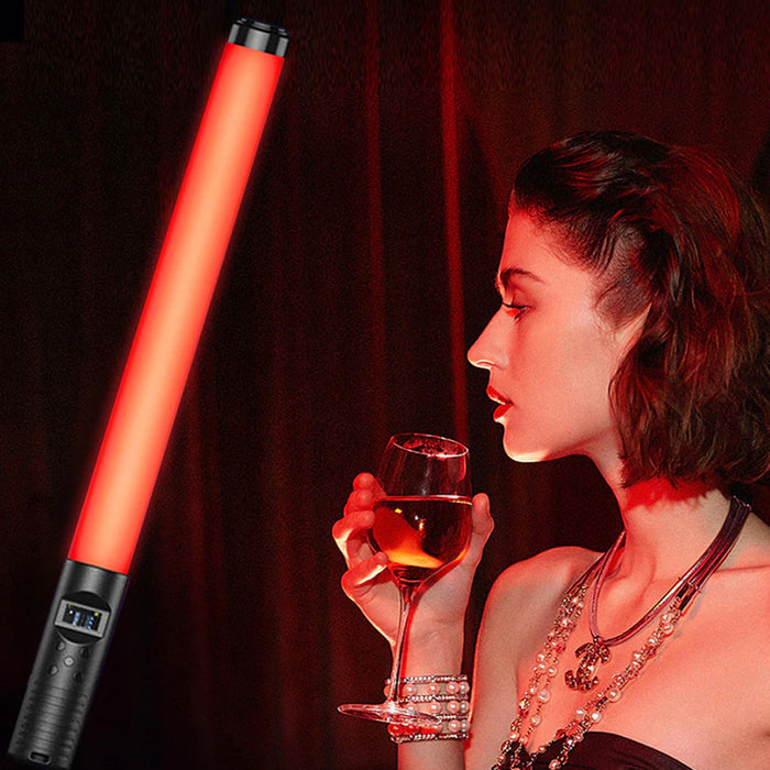 Remote Controlled RGB Handheld LED Video Photography Light- USB Charging