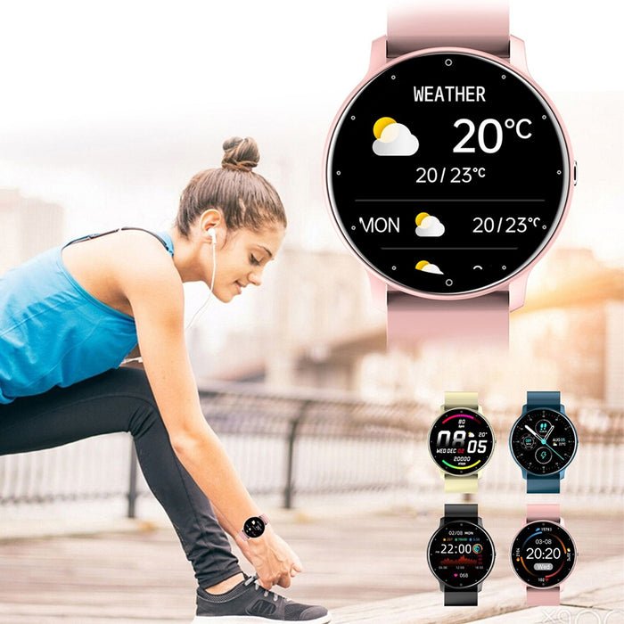 Full Touch Screen Activity and Health Monitor Smartwatch- Magnetic Charging