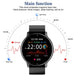 Full Touch Screen Activity and Health Monitor Smartwatch- Magnetic Charging