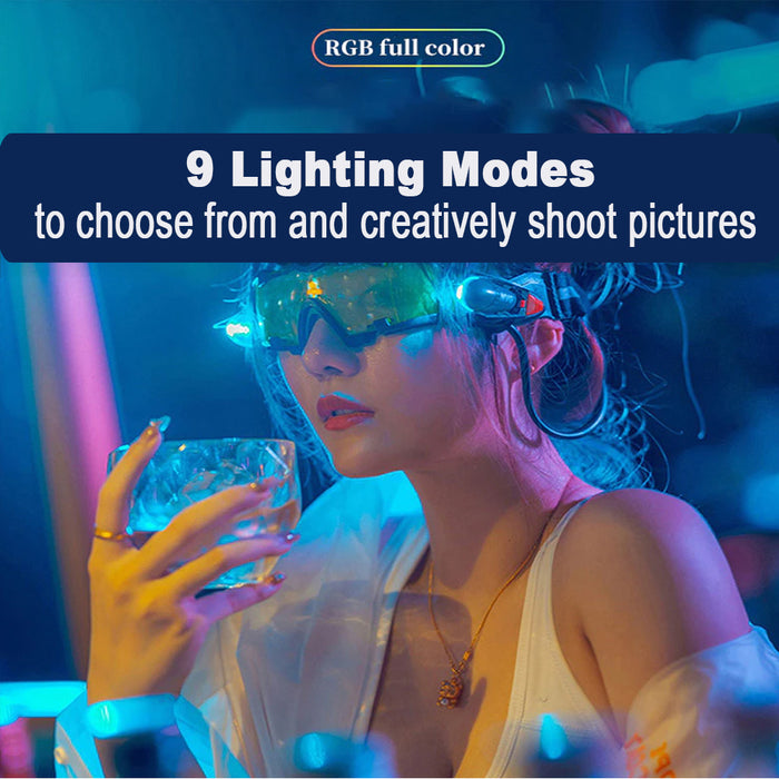 Remote Controlled RGB Handheld LED Video Photography Light- USB Charging