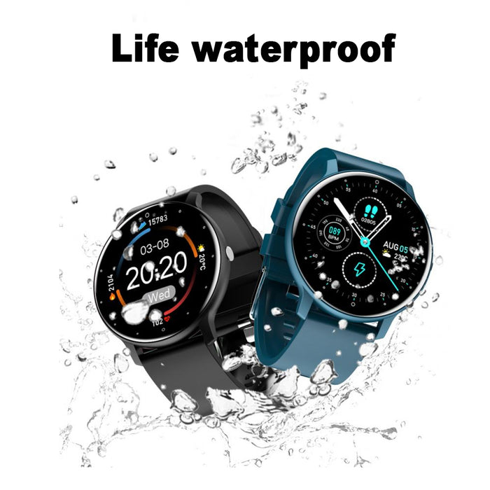 Full Touch Screen Activity and Health Monitor Smartwatch- Magnetic Charging