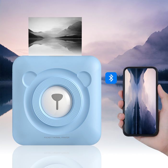 Portable Mini Pocket Thermal Paper Photo Printer- USB Charging