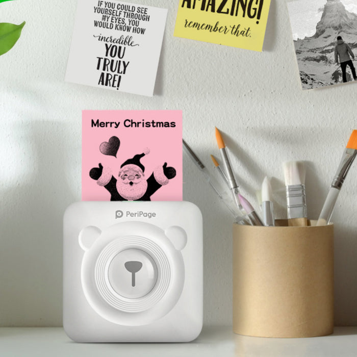 Portable Mini Pocket Thermal Paper Photo Printer- USB Charging