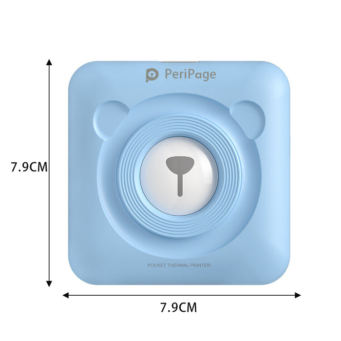 Portable Mini Pocket Thermal Paper Photo Printer- USB Charging