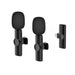 Rechargeable Wireless Mini Plugged-in Microphone Lapel with Clip
