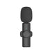 Rechargeable Wireless Mini Plugged-in Microphone Lapel with Clip