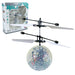 Flying Toy Ball Infrared Induction for Kids Colorful Flying Drone - USB Rechargeable