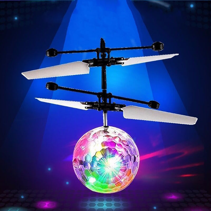 Flying Toy Ball Infrared Induction for Kids Colorful Flying Drone - USB Rechargeable