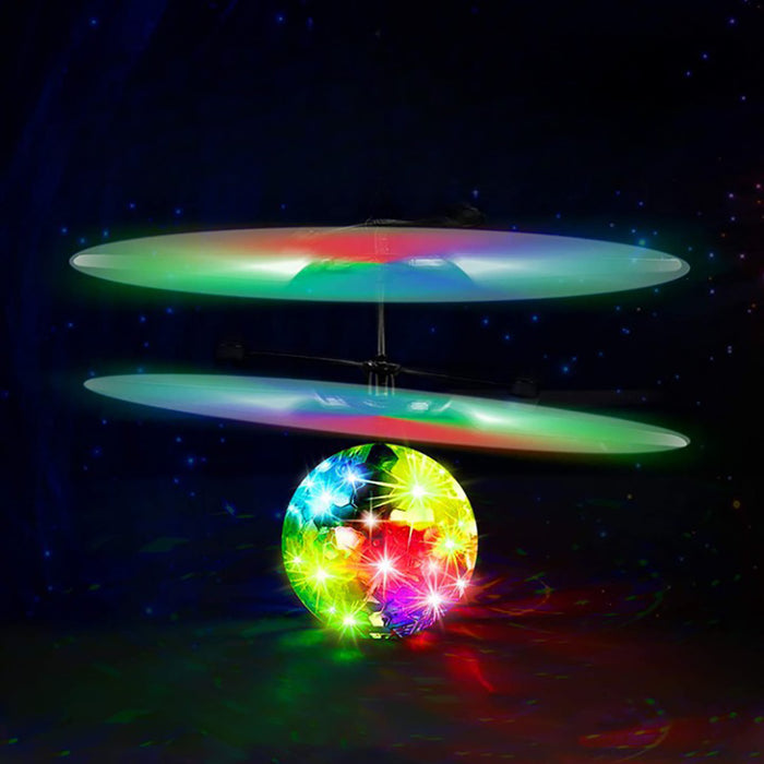 Flying Toy Ball Infrared Induction for Kids Colorful Flying Drone - USB Rechargeable