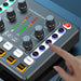 Noise Reduction Sound Card Digital Audio Mixer for Live Streaming-TypeC Rechargeable