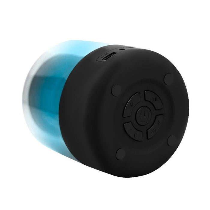 Portable Wireless Music Speaker with LED Color Lights- USB Rechargeable