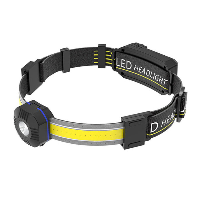 LED COB Portable Headlamp Waterproof Torch Light- USB Charging_2