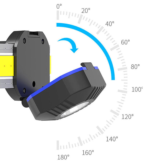 LED COB Portable Headlamp Waterproof Torch Light- USB Charging_7