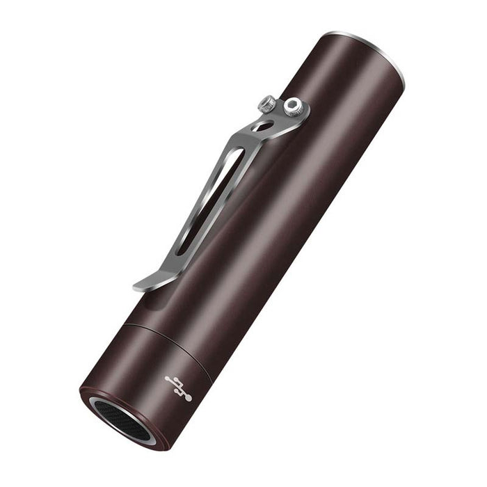 Mini Pocket LED Flashlight Magnetic Work Light- USB Rechargeable_3
