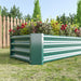 Rectangular Metal Raised Planter Outdoor Garden Plant and Vegetable Bed
