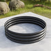 Round Shape Metal Raised Garden Bed Herbs and Vegetable Planter- Black_5