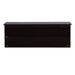 Wall-Mounted Coat Organizer Shelf with Hooks (Espresso)