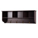Wall-Mounted Coat Organizer Shelf with Hooks (Espresso)