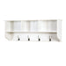 Wall-Mounted Coat Organizer Shelf with Hooks