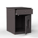 Hidden Box Cat End Table Wooden Night Stand Enclosed Pet Litterbox- Brown